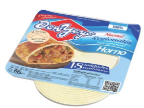 DON YEYO TAPAS DE EMPANADAS REGIONALES PARA HORNO 18UN 615G