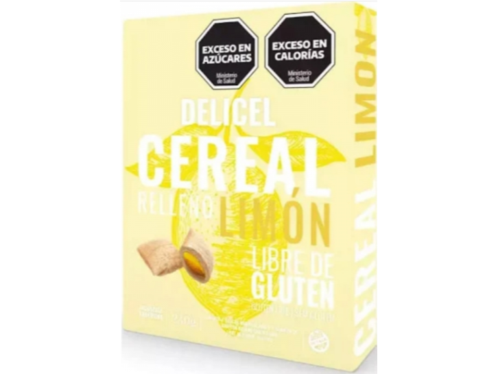 DELICEL CEREALES RELLENOS LIMON 240GR