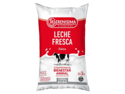 LA SERENISIMA LECHE SACHET ENTERA 1L