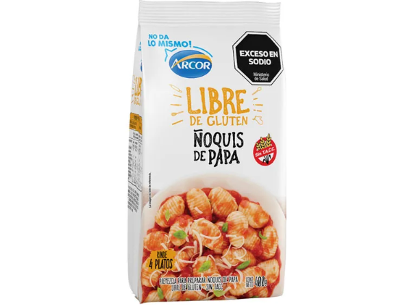 ARCOR PREMEZCLA ÑOQUIS SIN TACC 400GR