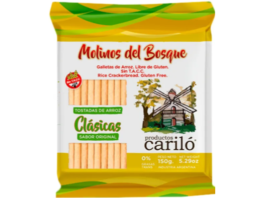 MOLINO DEL BOSQUE TOSTADAS DE ARROZ SALADAS 150GR