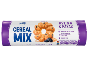 CEREAL MIX AVENA Y PASAS 207GR