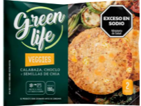 GREEN LIFE MEDALLONES DE CALABAZA CHOCLO Y SEMILLAS DE CHIA  2UN  190GR