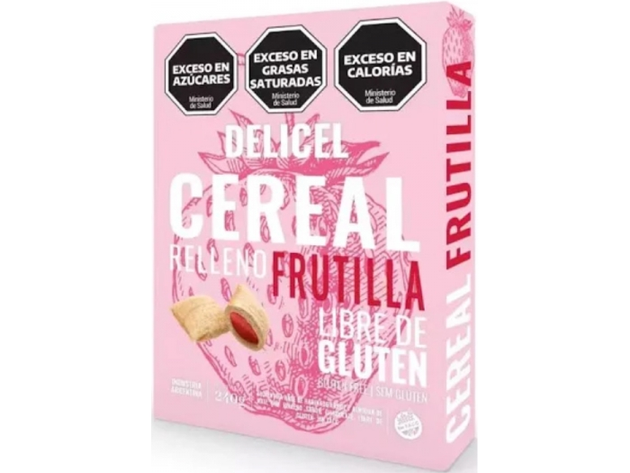 DELICEL CEREALES RELLENOS FRUTILLA 240GR