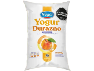 TREGAR YOGURT SACHET DURAZNO 900G