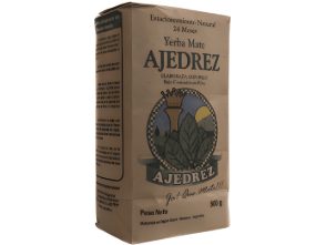 AJEDREZ YERBA MATE CON PALO 500G