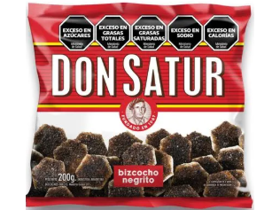 DON SATUR BIZCOCHO NEGRITO 200G