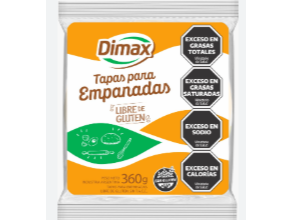 DIMAX TAPAS DE EMPANADAS X12 UNID