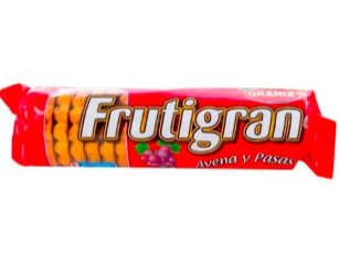 FRUTIGRAN AVENA Y PASAS 250GR