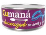 CUMANA ATUN DESMENUZADO EN ACEITE Y AGUA 170GR
