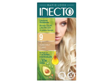 INECTO KIT TINTURA Nº9 RUBIO MUY CLARO