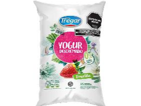 TREGAR YOGURT SACHET DESCREMADO FRUTILLA 900G