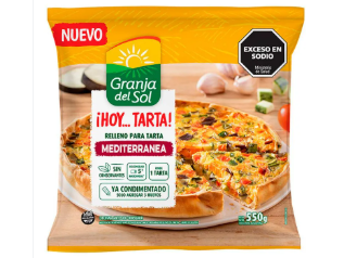 GRANJA DEL SOL RELL P/ TARTA MEDITERRANEA 550G
