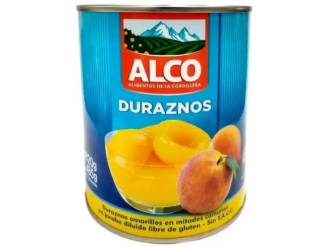 ALCO DURAZNO EN MITADES 820GR