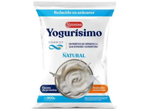 YOGURISIMO NATURAL SACHET 900ML