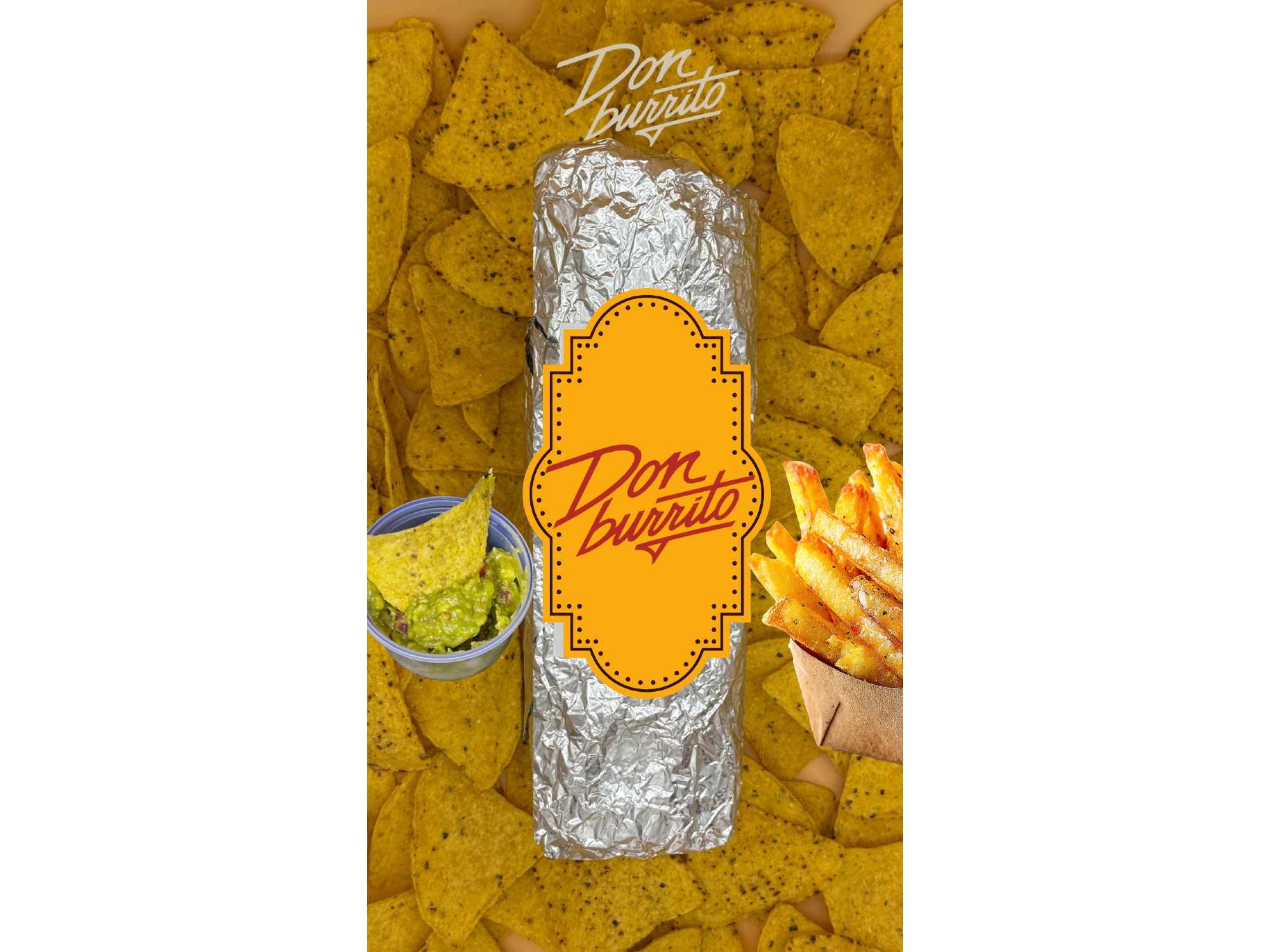 Burrito XXL + Papas simple