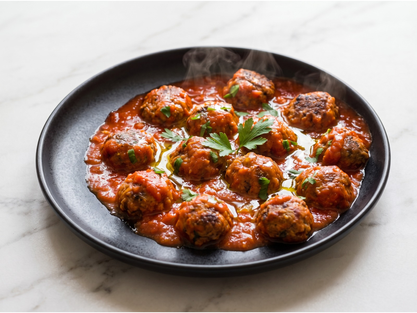 Albóndigas con salsa de tomate