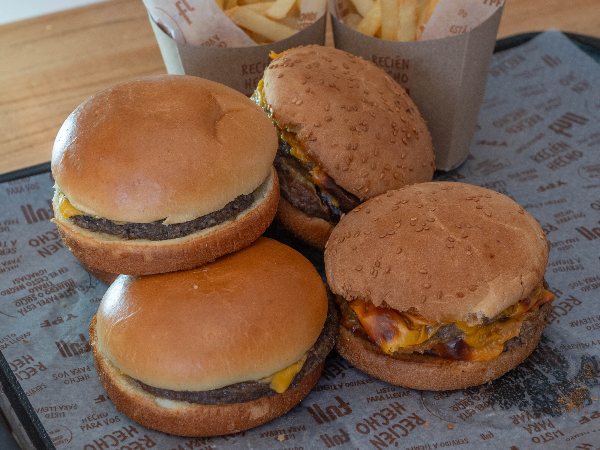 Promo Burger Familiar x4