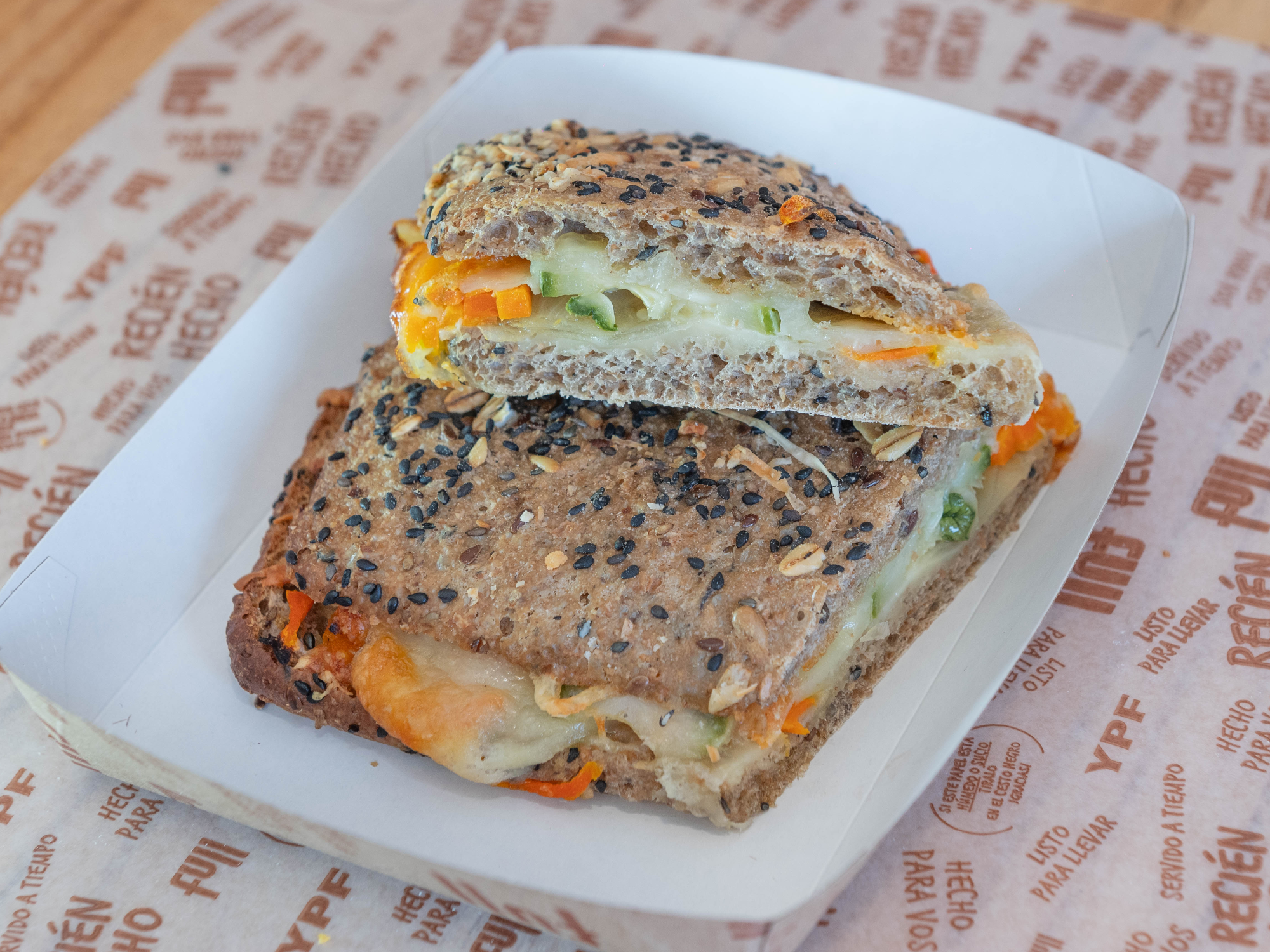 Ciabatta Multicereal con verduras