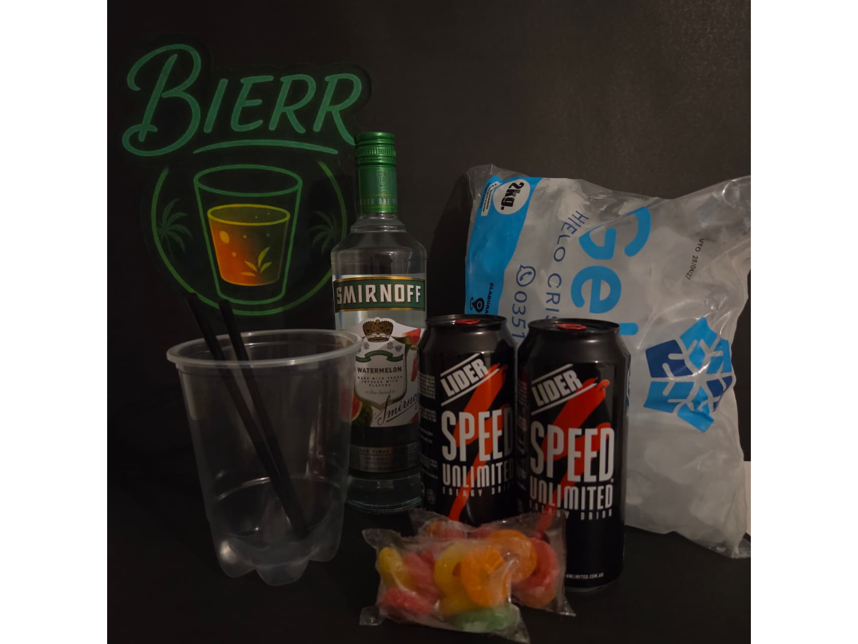 SMIRNOFF SANDIA + 2 ENERGIZANTES