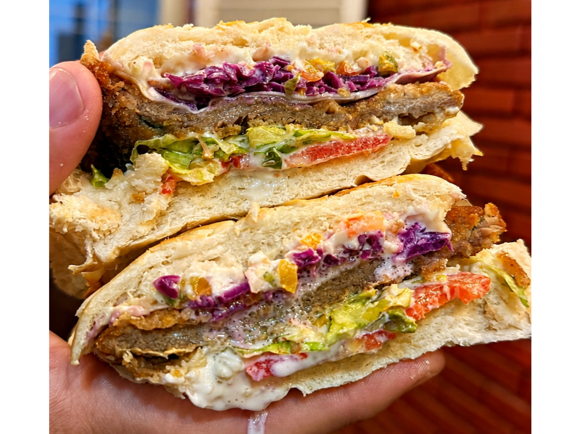 Sándwich de Mila krustaceo