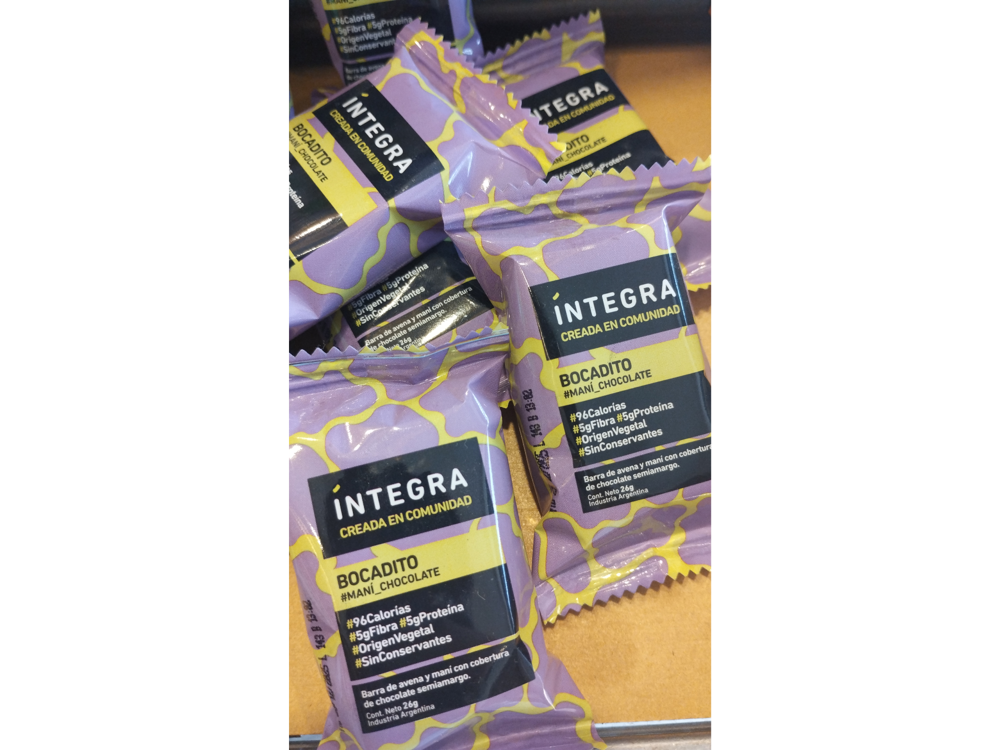 Bocadito maní con chocolate