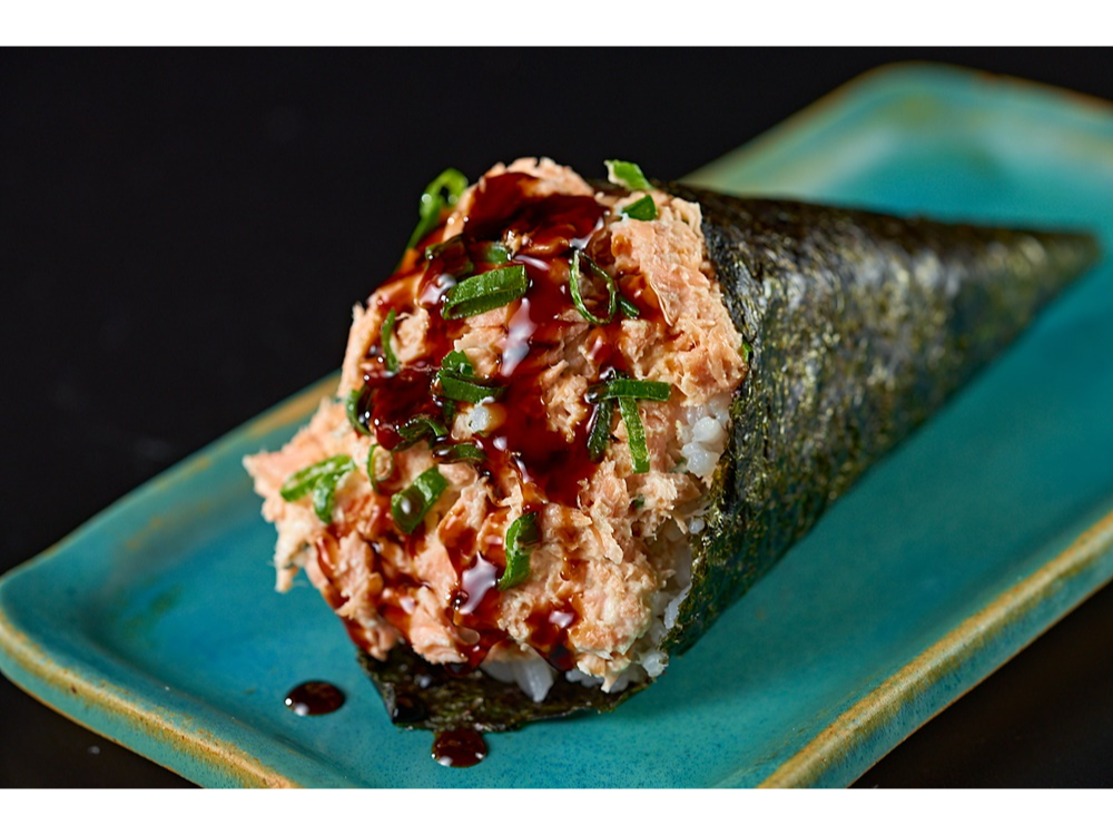 Temaki salmón grill