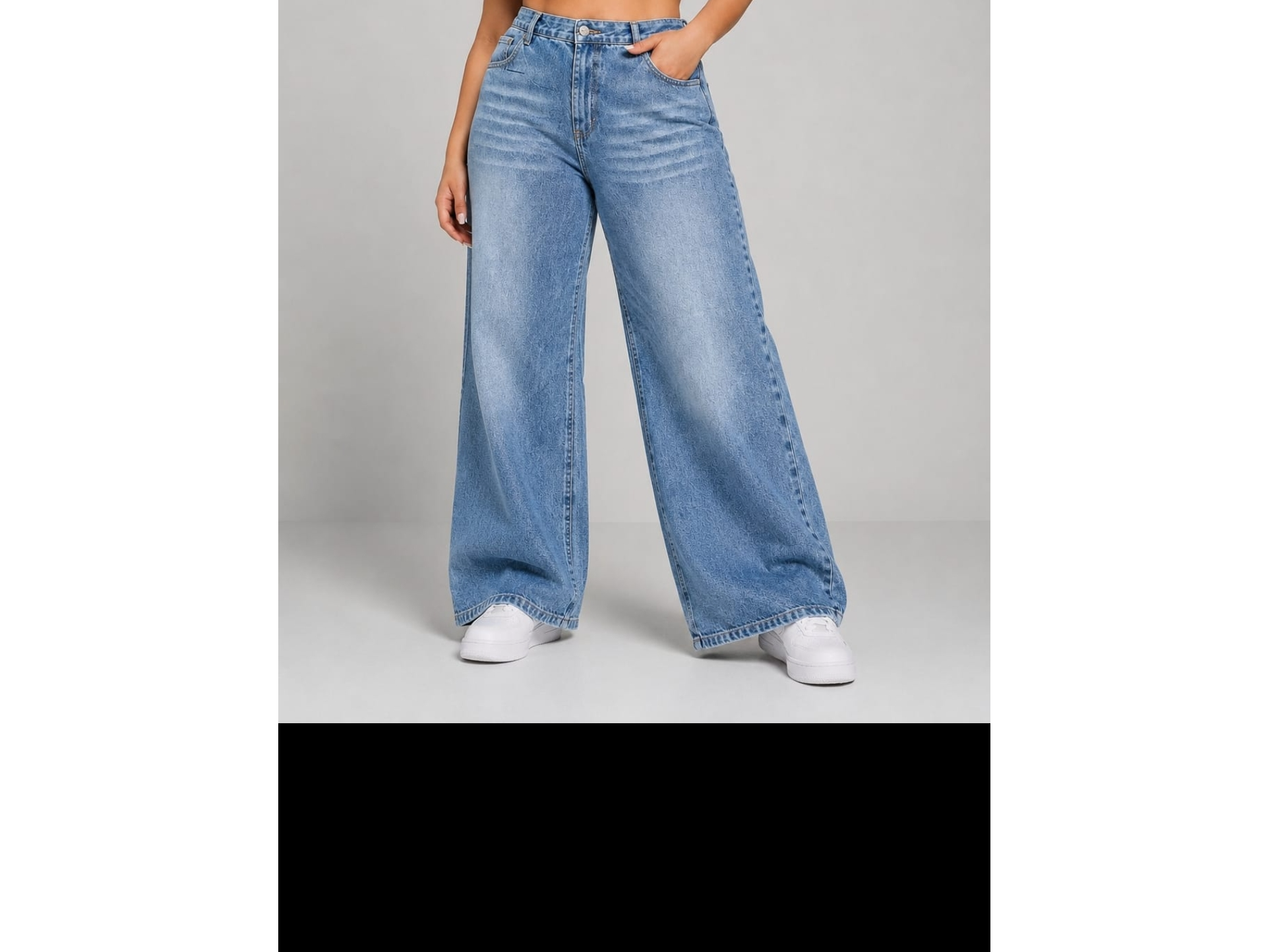 WIDE LEG CURVI AZUL LOCALIZADO