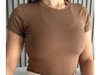 REMERA BASICA CHOCOLATE