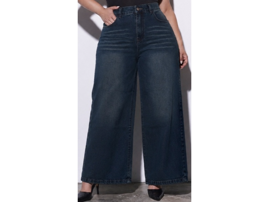 WIDE LEG CURVI OXIDO