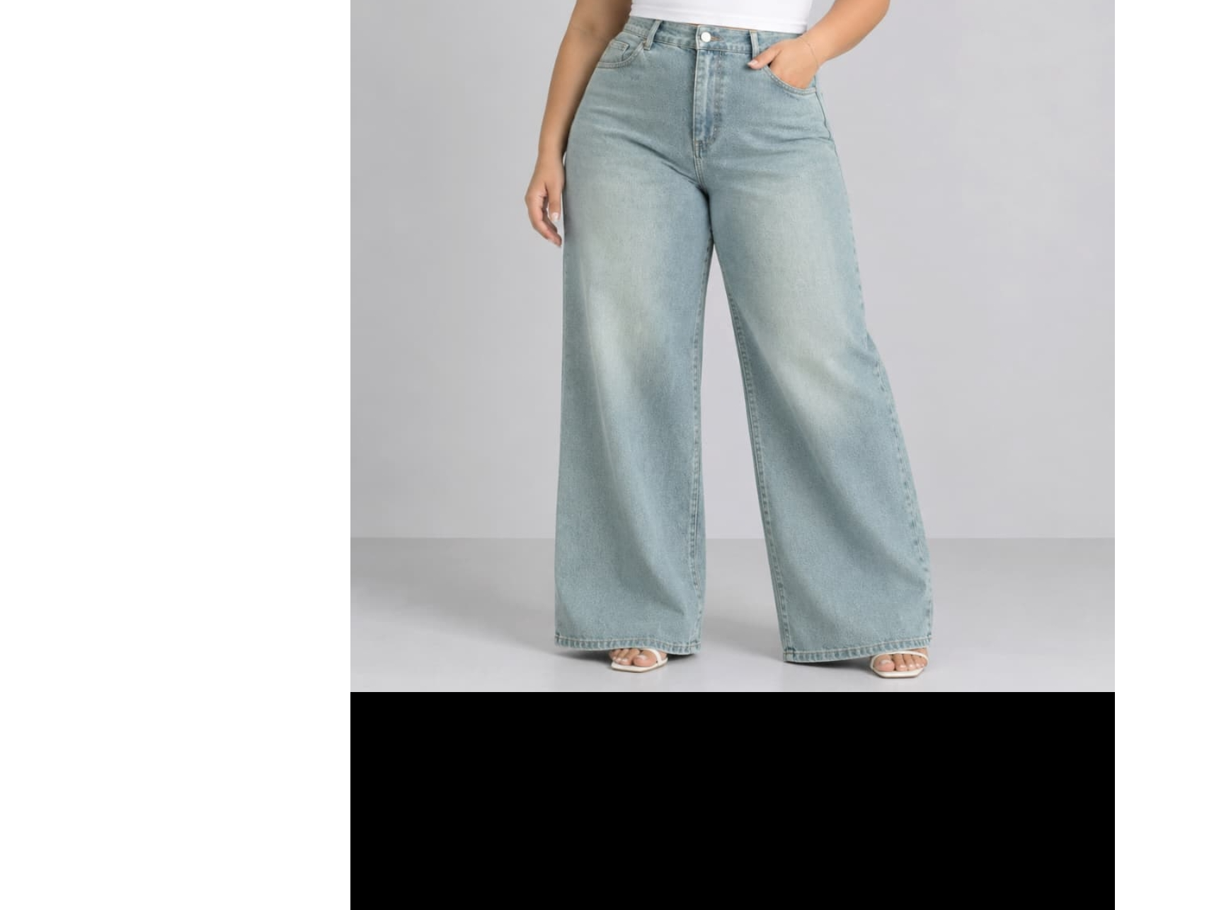 WIDE LEG CURVI OXIDO ELASTIZADO