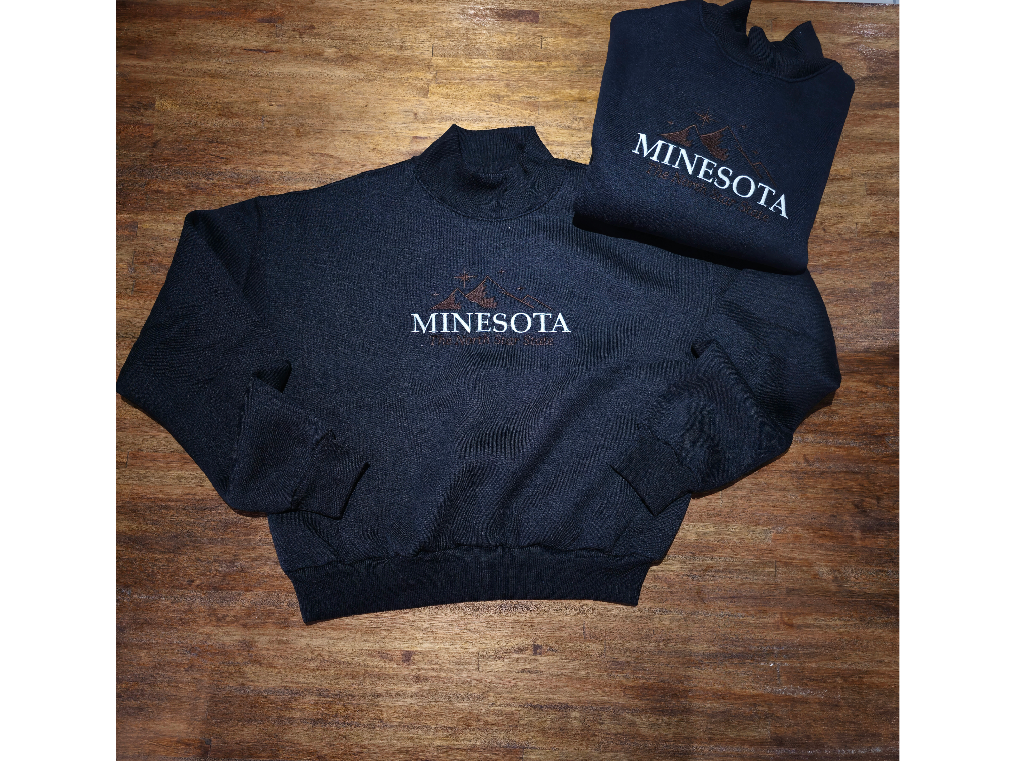 BUZO CUELLO ALTO MINESOTA NEGRO