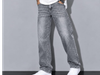JEANS MOM GRIS CLARO