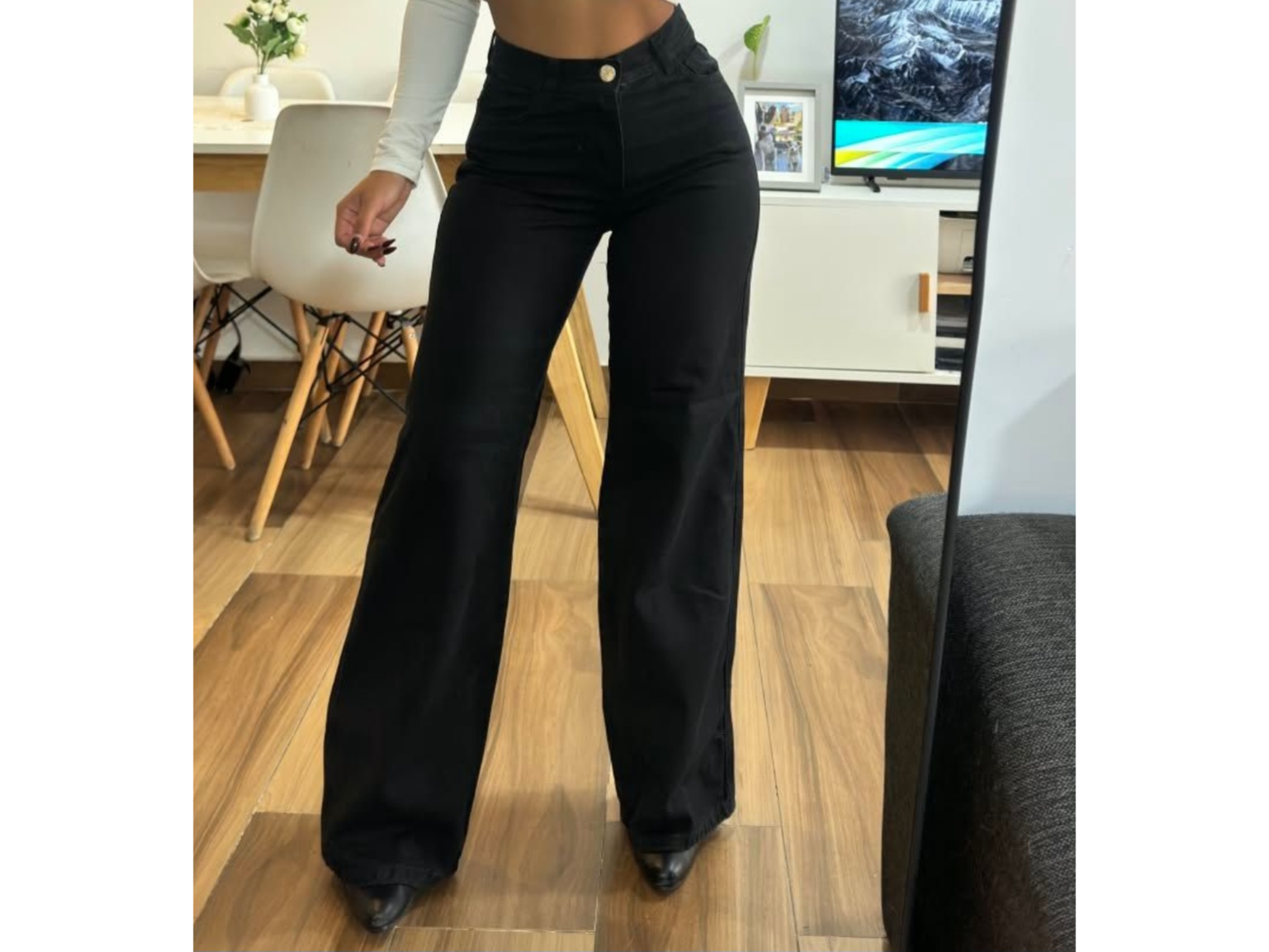 WIDE LEG NEGRO