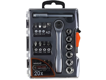 SET MINI 20 PIEZAS TUBOS 1/4 – PUNTAS ID:31813