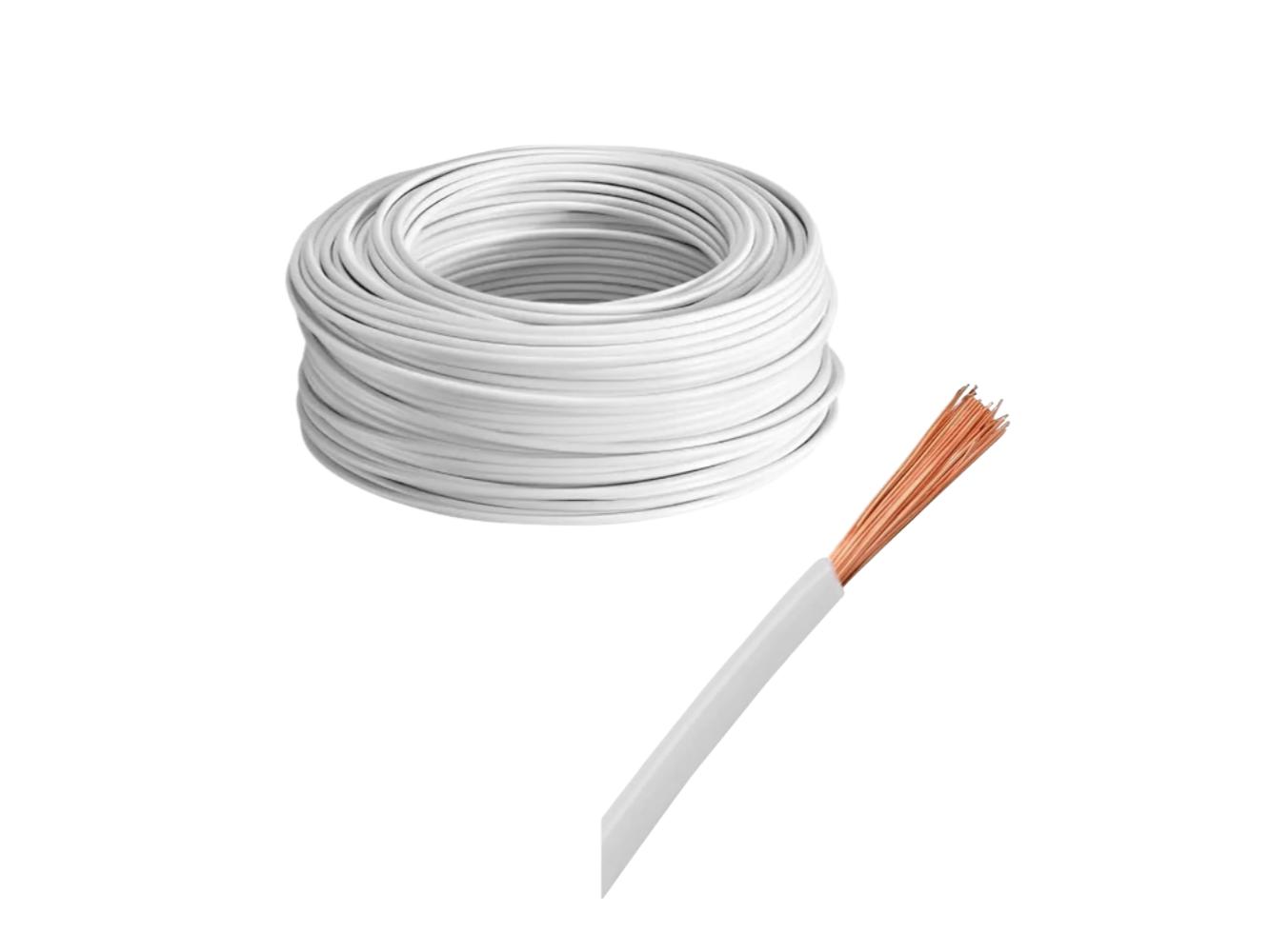 Cable Unipolar Blanco 1X1,5mm X Mts ID:31964