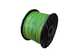 Cable Unipolar Verde-Amarillo 1X1,5mm X Mts ID:30992