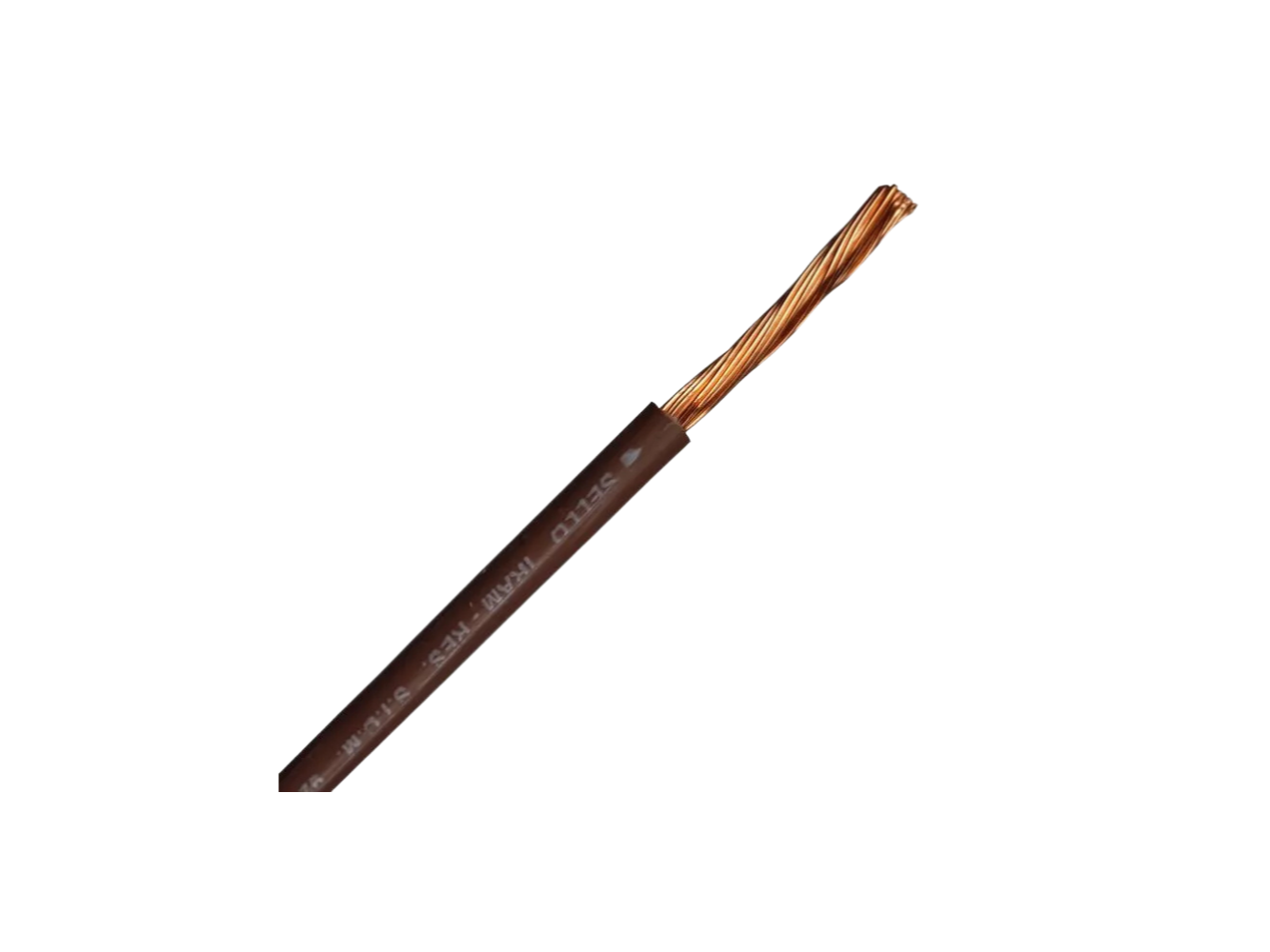 Cable Unipolar Marron 1X4mm X Mts ID:30999