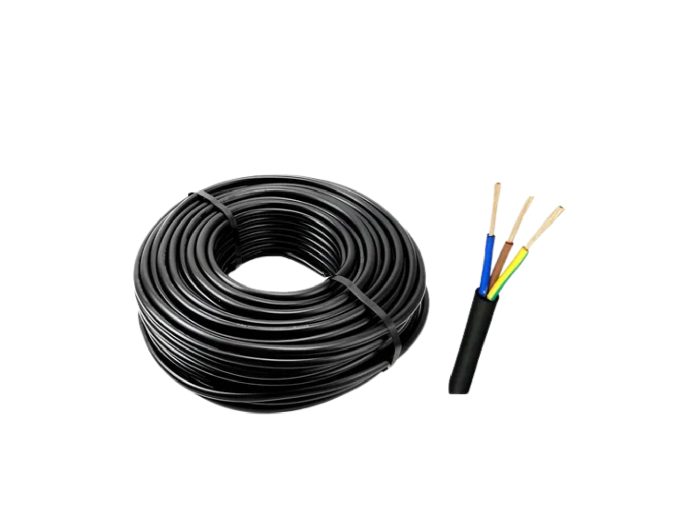 Cable Tipo Taller Negro 3x2,5mm X Mts ID:30956