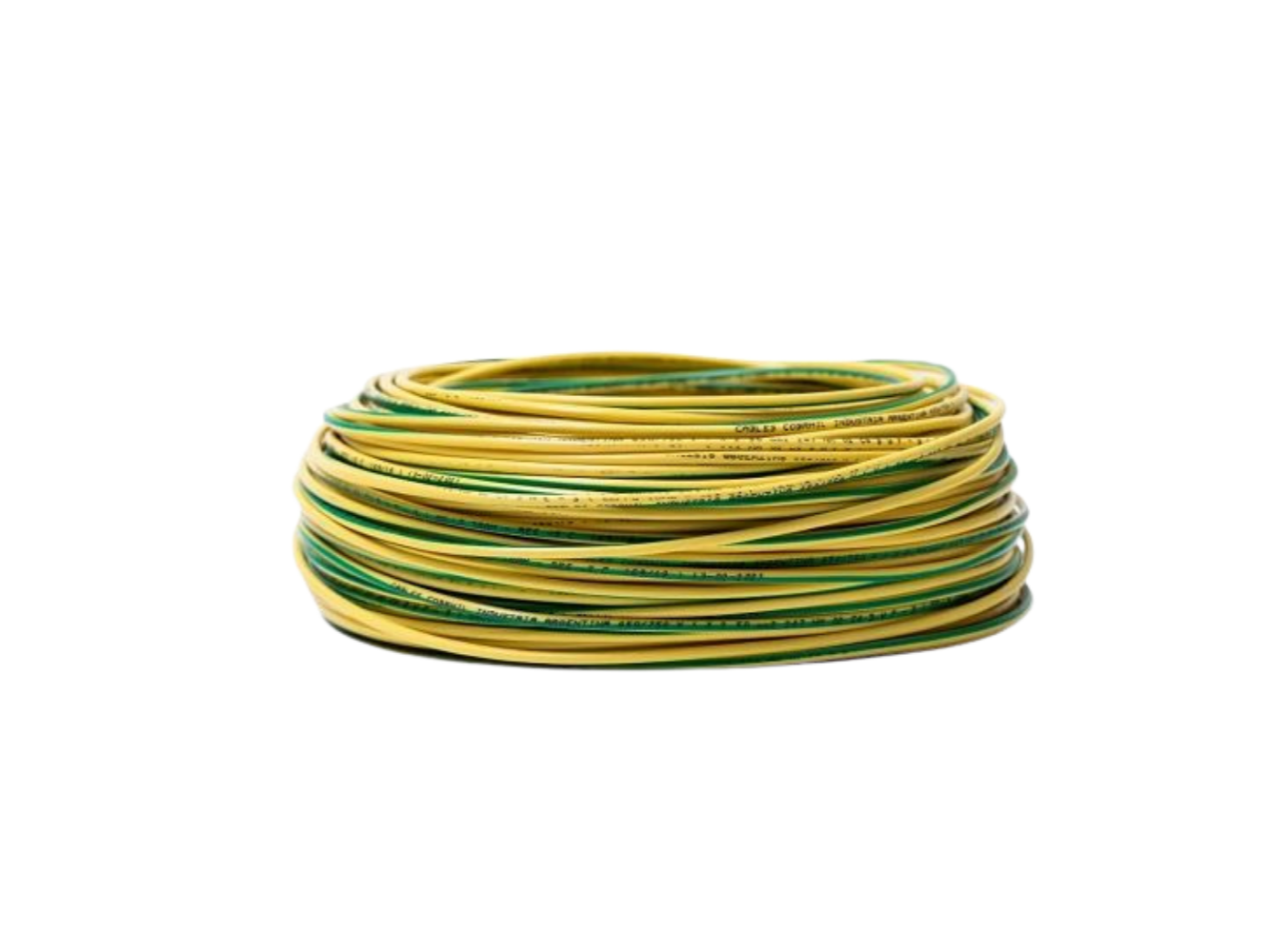 Cable Unipolar Verde-Amarillo 1X4mm X Mts ID:32309