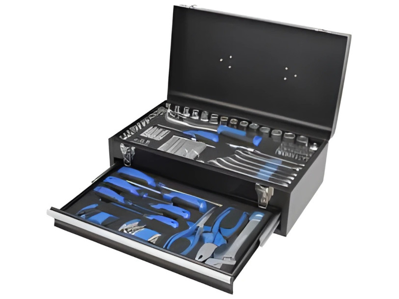 SET HERRAMIENTAS 133 PIEZAS CON CAJA METALICA ID:31818