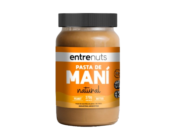 Pasta de Mani Natural X 370 Grs Entrenuts