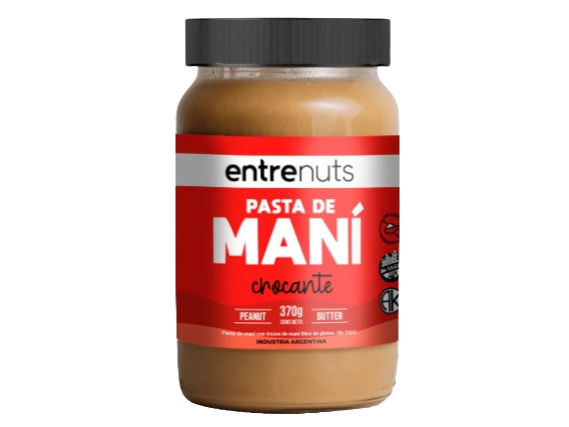 Pasta de Mani Crocante X 370 Grs Entrenuts