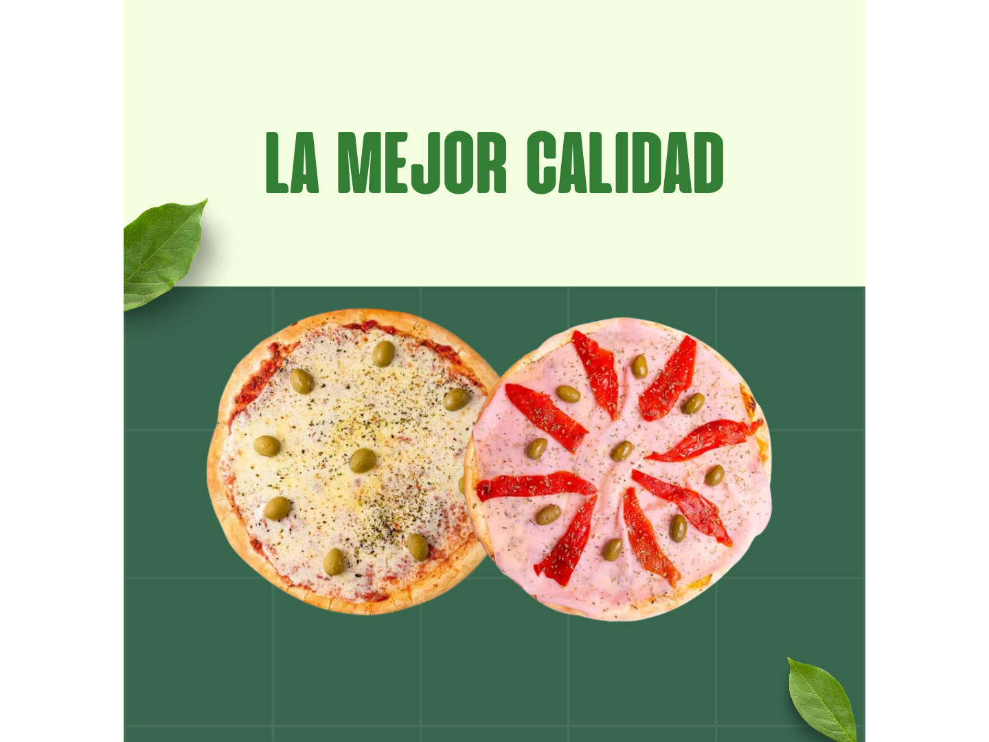 Pizzas 8 Porciones