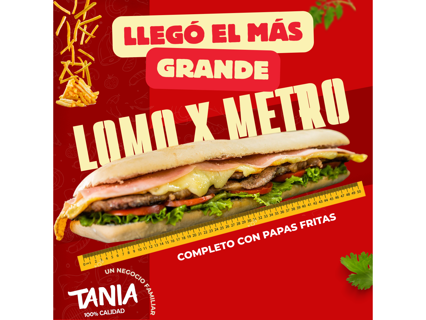 Medio metro 50cm