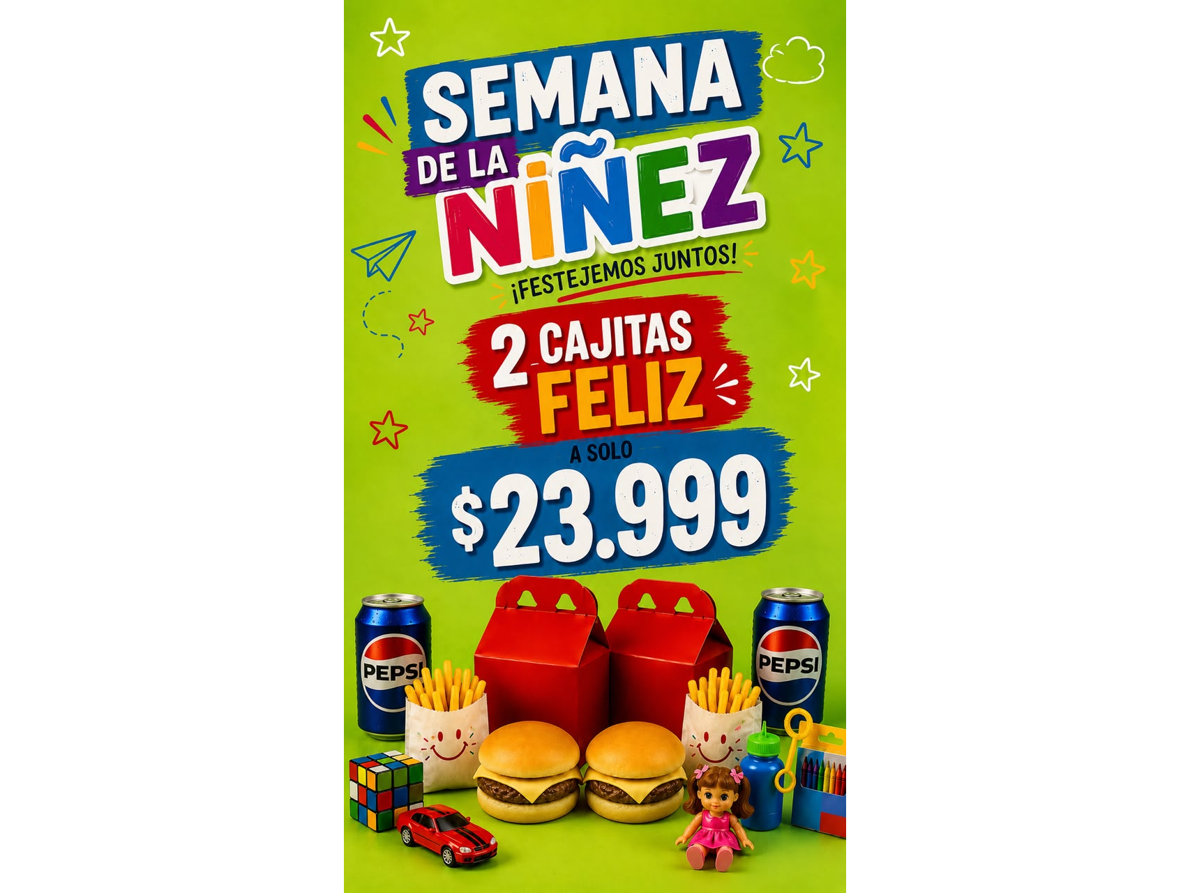 Cajita Feliz de Pizzería Tania