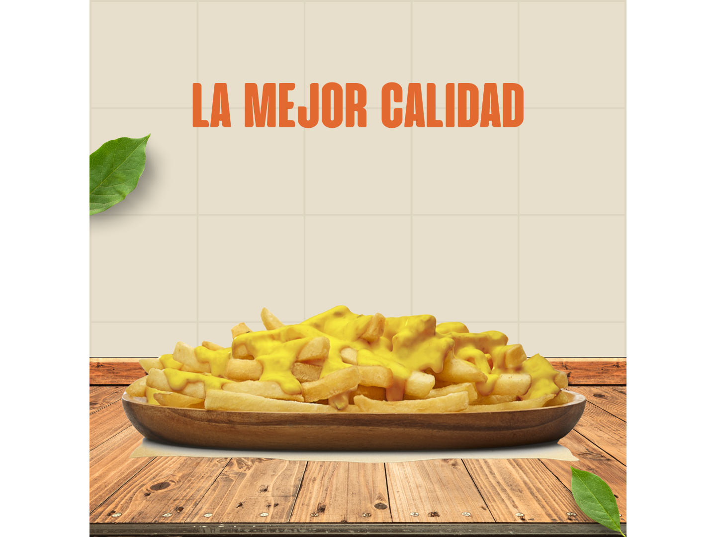 Papas con Cheddar