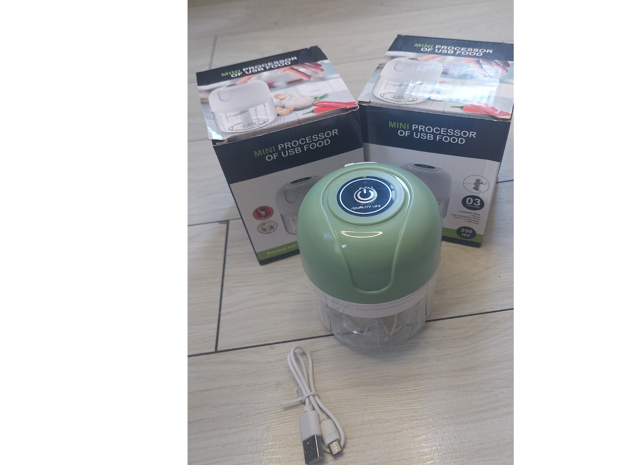 Mini picador verdura usb