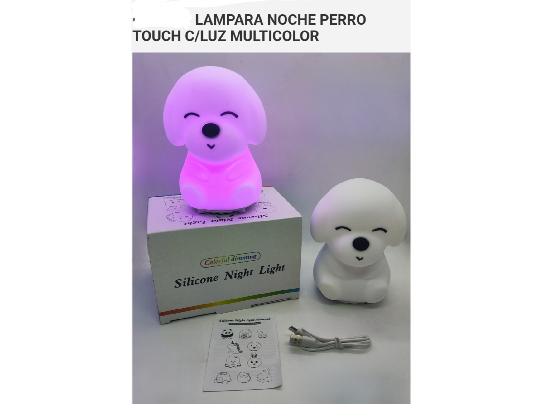 Lampara noche perrito