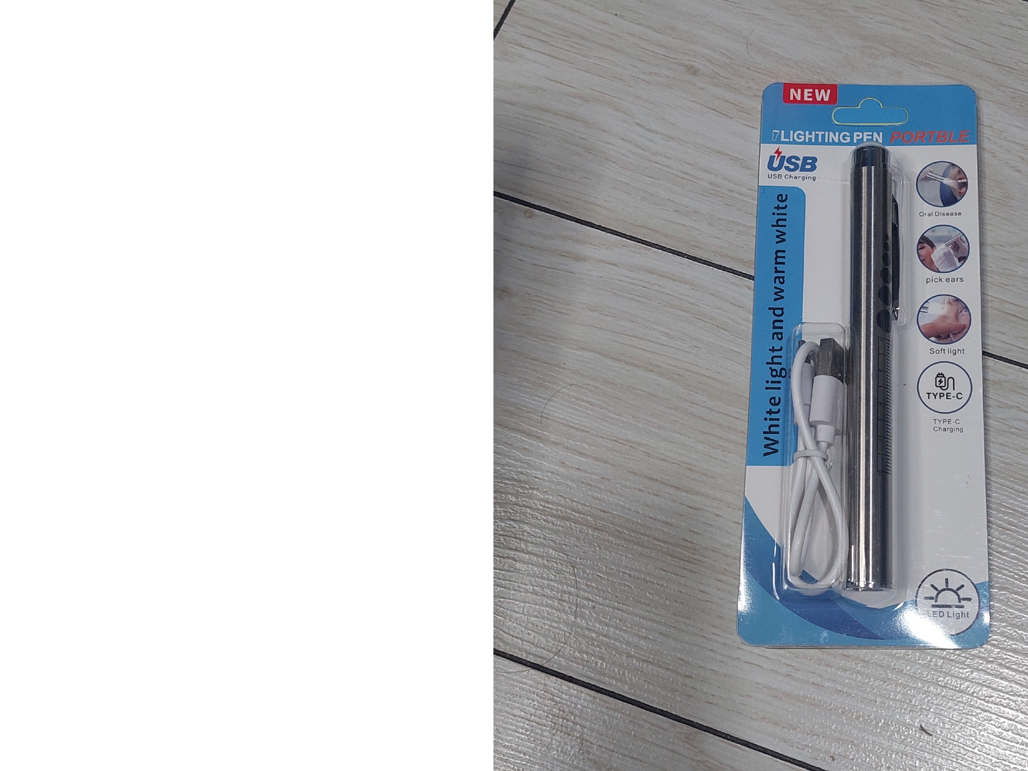 Puntero laser luz blanca